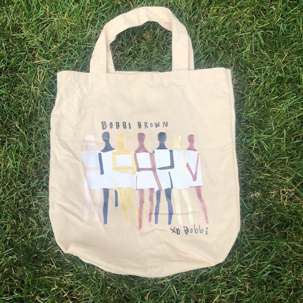 Bobbi brown reusable canvas tote